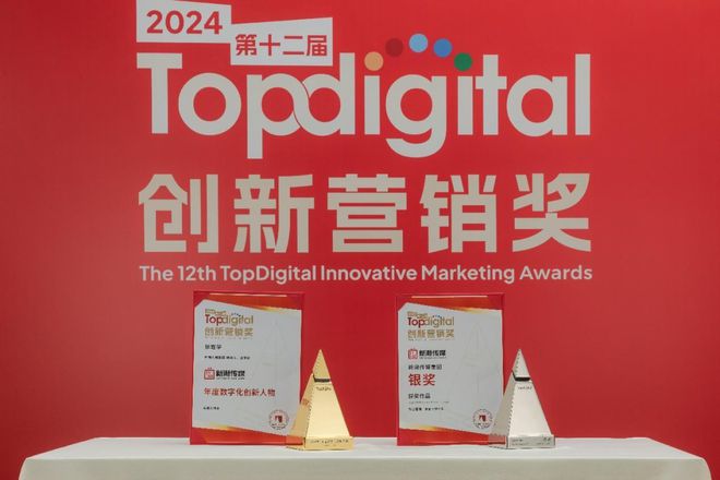 九游娛樂文化：新潮傳媒成功斬獲2024第十二屆TopDigital創(chuàng)新營(yíng)銷獎(jiǎng)！(圖3)
