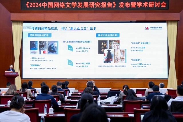 《2024中國(guó)網(wǎng)絡(luò)文學(xué)發(fā)展研究報(bào)告》發(fā)布(圖1)